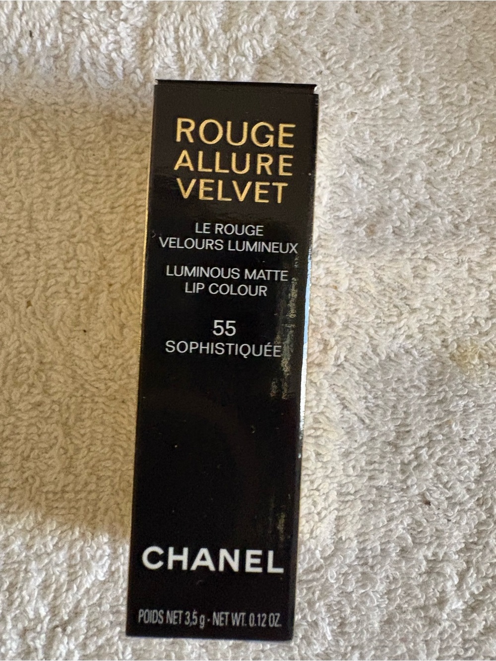 CHANEL Rouge Allure Velvet Lip Colour 55 Sophistiquée -